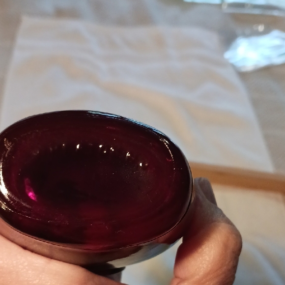 Elegant Red Glass Bottle - Picture 5 of 7